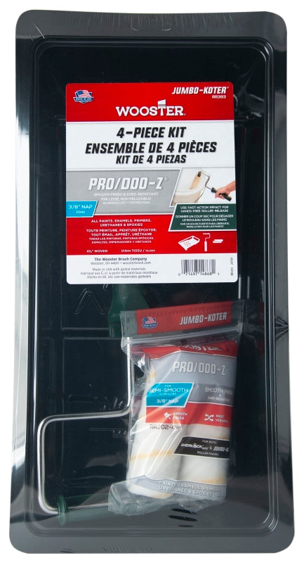 Wooster RR393-4.5 Cover and Tray Kit, Plastic