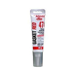 Kleen-Flo 474 Silicone Gasket Maker, Red, 85 g Tube, Paste, Acetic Acid