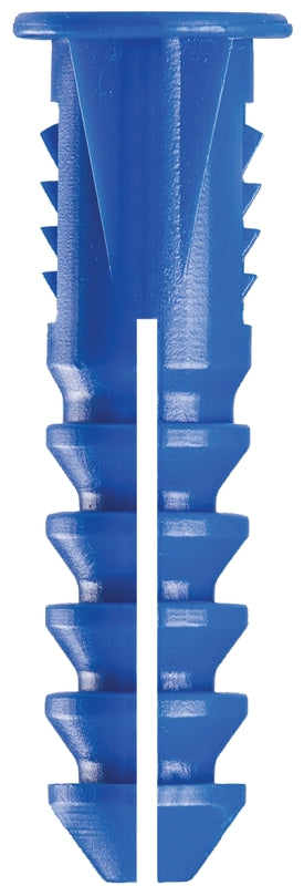 COBRA ANCHORS 193R Screw Anchor, #8-10 Thread, 1-1/4 in L, Polyethylene, 175 lb
