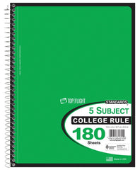 4511955 DPF 5 SUB NOTEBOOK 180