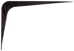 BRACKET SHELF BLACK 6X8IN