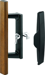 Prime-Line C 1107 Sliding Door Lock, Aluminum/Wood