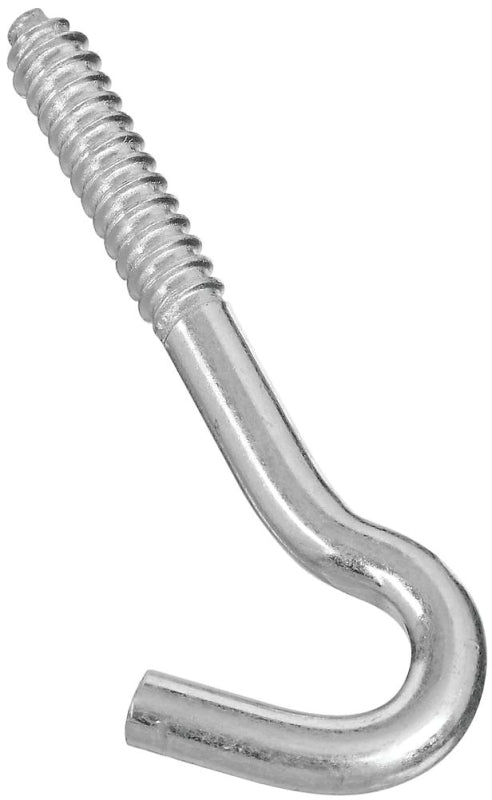National Hardware 2154BC Series N220-830 Screw Hook, 3/8 in Opening, 4-1/2 in L, Steel, Zinc
