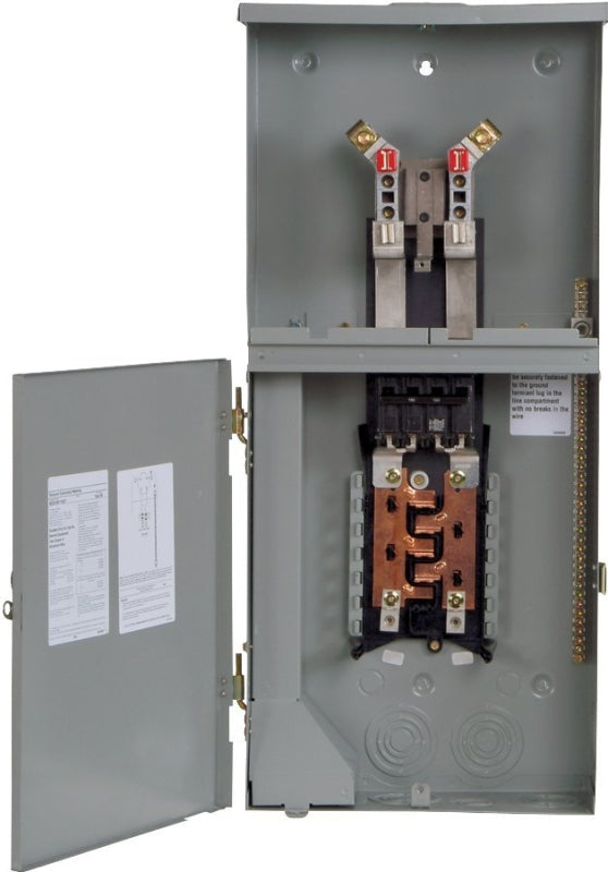 Siemens MC0816B1200RCT Meter Combination Load Center, 200 A, 8 -Space, 4 -Jaw, 16 -Circuit, NEMA 3R Enclosure
