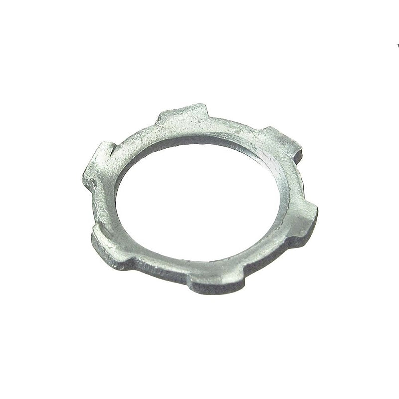 Halex 26190 Conduit Locknut, 1/2 in, Zinc, Steel