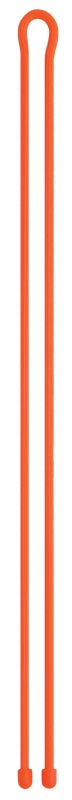 Gear Tie Mega GTM64-31-R3 Twist Tie, Rubber, Bright Orange, 64 in L
