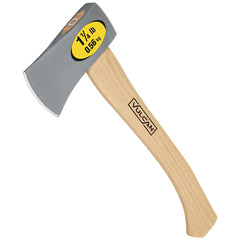 Vulcan 34479 Camper's Axe, 1.25 lb Head, Hickory Wood Handle, 14 in OAL