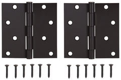 HINGE DOOR SQ 4X4IN  OR BRNZ