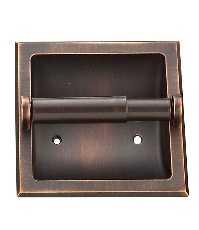PAPER HOLDER RECESS VEN BRONZE