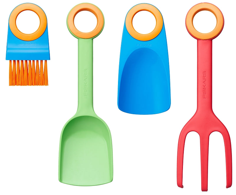 Fiskars 375390-1001 Kid's Scratch Tool Set, Fiber, 4-Piece
