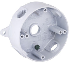 5361-6 4IN RND WHT SPLICE BOX