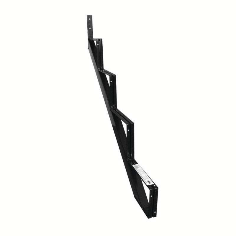 Pylex 13904 Series Stair Riser, 37-1/2 in H, 40 mm L, 60 mm W, Steel, Black, Baked Powder-Coated