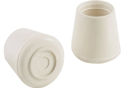 9117 WHITE RUBBER LEG TIP 1/2