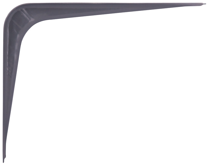 ProSource 21138PGL-PS Shelf Bracket, 65 lb/Pair, 6 in L, 5 in H, Steel, Gray