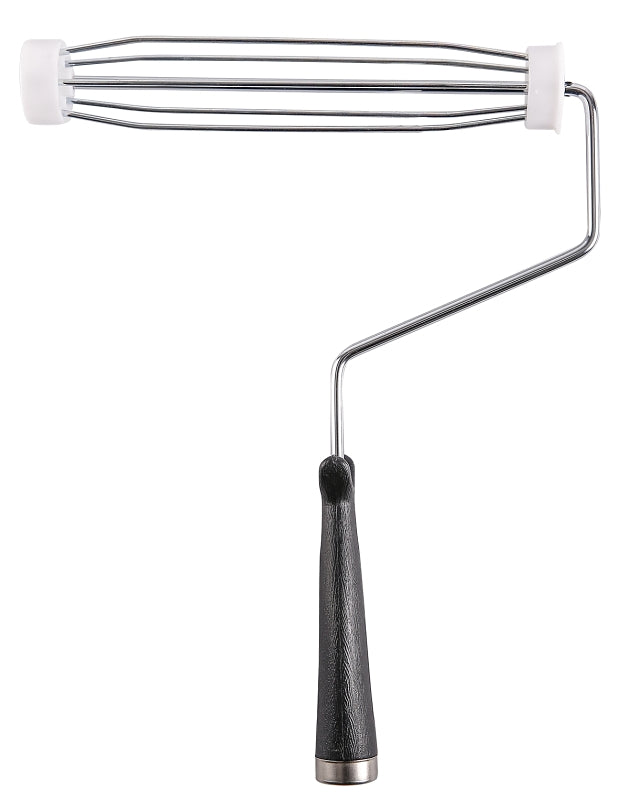 Premier 912-IMP Roller Frame, 9 in L Roller, Plastic Handle, Threaded Handle, Brown Handle