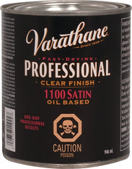 Varathane Y110041 Clear Finish, Satin, Liquid, Clear, 946 mL, Aerosol Can