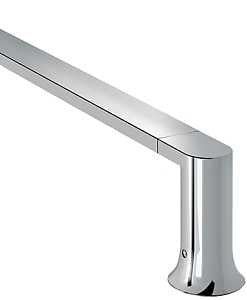 Moen BH3618CH Towel Bar, 18 in L Rod, Zinc, Polished Chrome, Screw, Wall