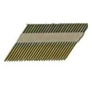 ProFIT 0600370 Series Framing Nail, Paper Tape Collation, 3 in L, 11 Gauge, Steel, Galvanized, Round Head, Smooth Shank