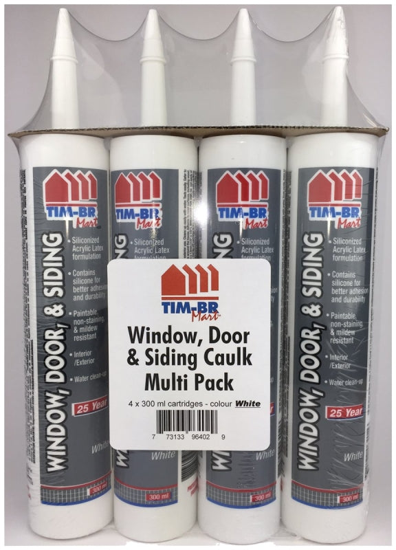 WZ96402 TBM 4PK CAULK ACRYL