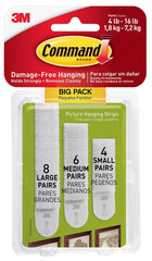 17211-BPES HANGING STRIP WHITE