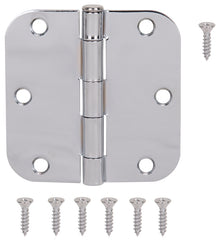 HINGE DR RD 3.5X3.5IN BRT CHM