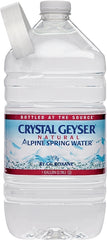 Crystal Geyser 12514-2 Water, Liquid, Spring, 1 gal Bottle