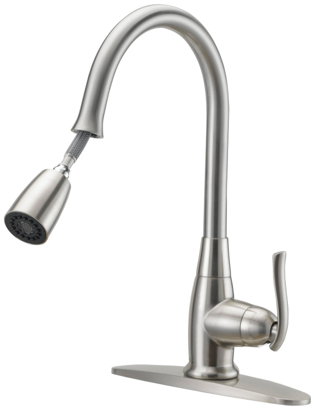 FAUCET KITCHEN PULLDWN BRSHNKL