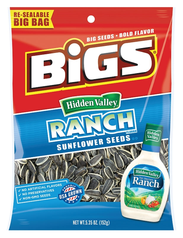 Bigs TFL55005 Sunflower Seed, Zesty Ranch, 5.35 oz