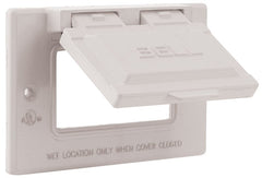 5101-6 WHT GFCI OUTLET COVER1G