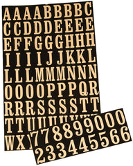 MM-2 MYLAR NUMBERS/LETTERS 1IN