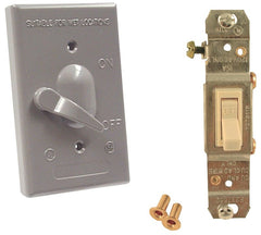 5121-5 VERT SWITCH W/COVER 1G