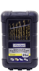 BIT DRILL TITANIUM SET 21PC