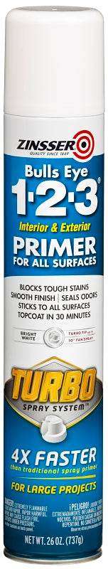 Zinsser 343746 Turbo Primer, White, 26 oz