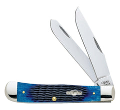 Case XX 02800 Folding Pocket Knife, 3-1/4 in Clip, 3.27 in Spey L Blade, Stainless Steel Blade, 2-Blade, Jigged Handle