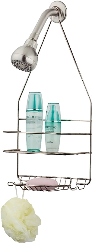 SHOWER CADDY SATIN NICKEL