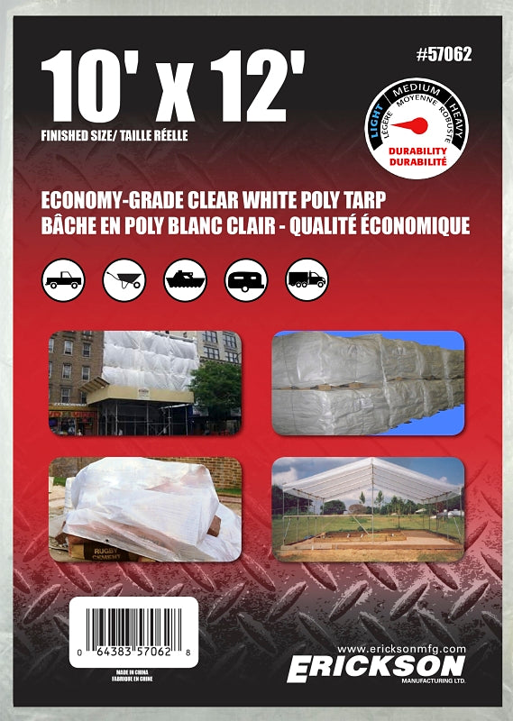 57062 10' X 12' CLEAR WHITE TA