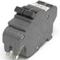 Federal Pacific UBIF0220N Circuit Breaker, Type NC, 20 A, 2-Pole, 120/240 V, Standard Trip, Plug, Gray