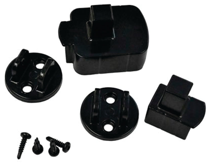 UAB-BL RAILING BRKT UV ANG BLK