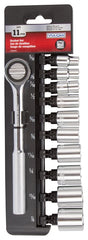 SOCKET SET 11PC SAE 3/8 DR