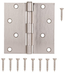 SATNKL RES SQUARE HINGE 4IN