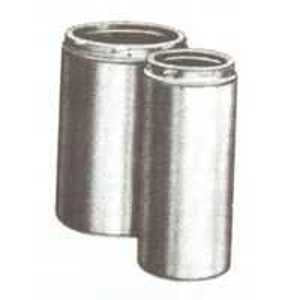 Selkirk 208009 Chimney Pipe, 8 in ID, 10 in OD, 9 in L, Stainless Steel
