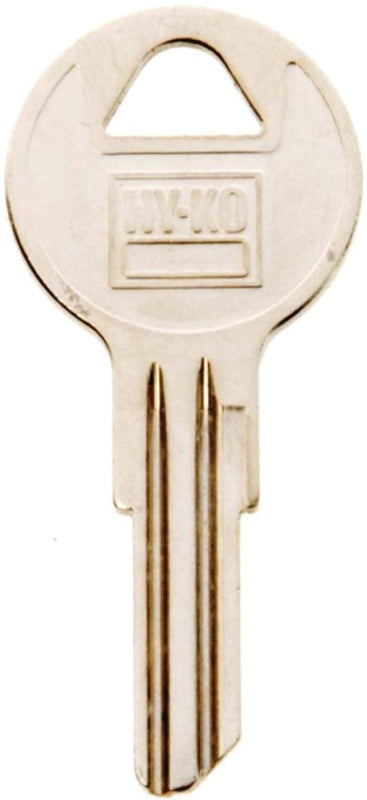 Hy-Ko 11010Y12 Key Blank, Brass, Nickel, For: Yale Cabinet, House Locks and Padlocks, Y12 Key Number