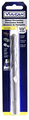 Vulcan 203541OR Drill Bit, 1/2 in Dia, 6 in OAL, Percussion, Spiral Flute, Straight Shank