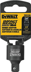 DEWALT DW2299 Socket Adapter, 1/2, 3/8 in Drive, Square Drive, Steel