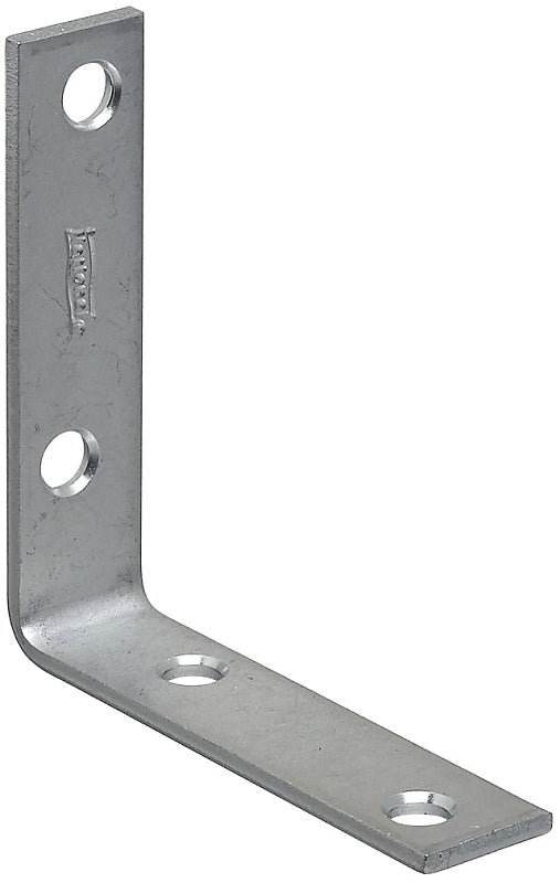 National Hardware 115BC Series N266-395 Corner Brace, 3 in L, 3/4 in W, Steel, Zinc, 0.11 Thick Material