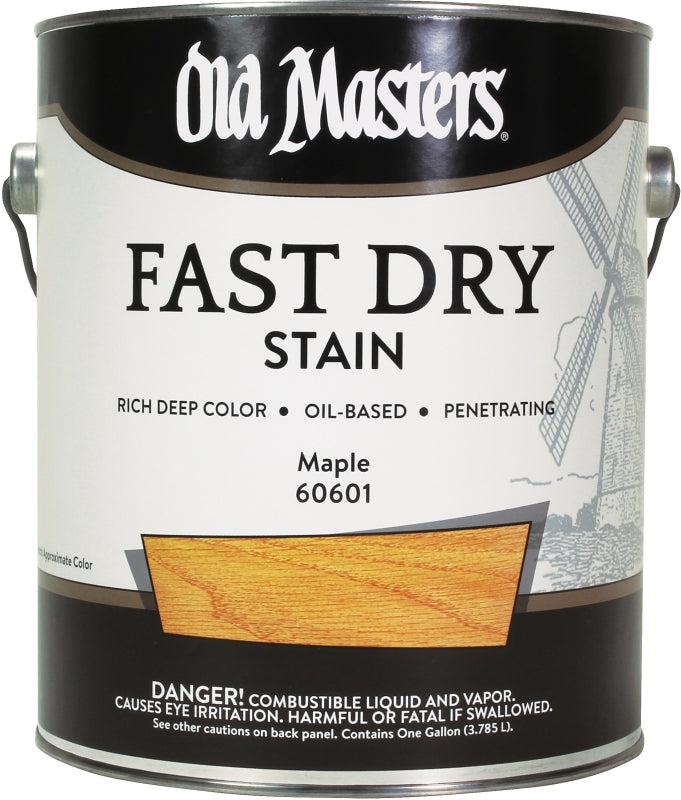 Old Masters 60601 Fast Dry Stain, Maple, Liquid, 1 gal