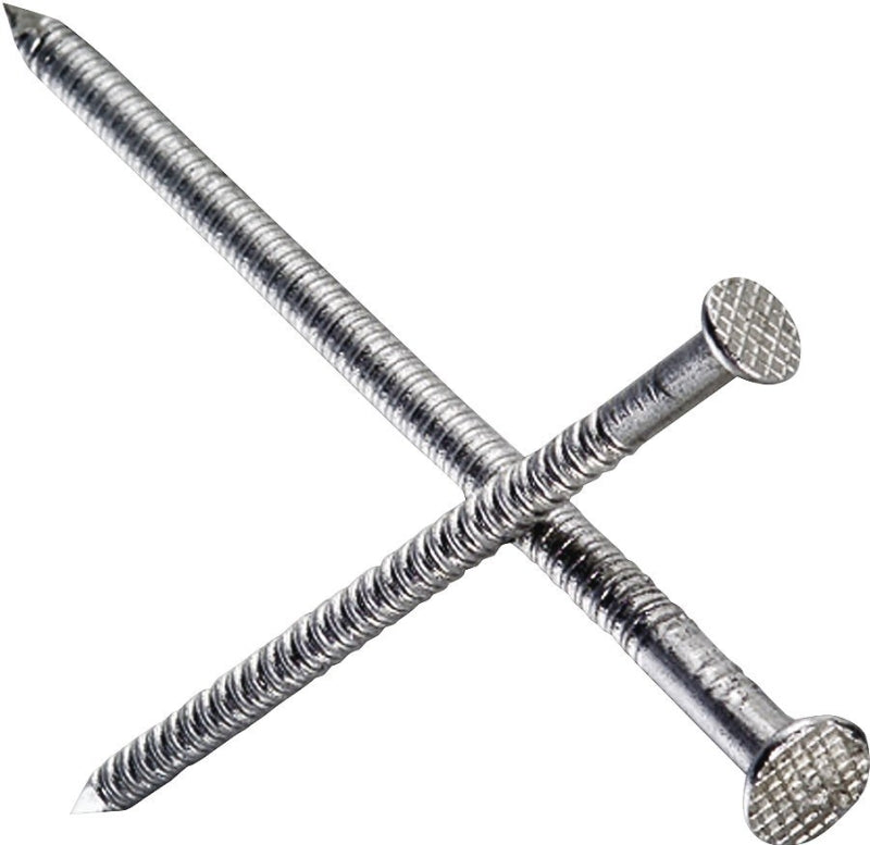 Simpson Strong-Tie S10PTD5 Deck Nail, 10D, 3 in L, Stainless Steel, Bright, Full Round Head, Annular Ring Shank, 5/lb