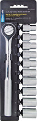 SOCKET SET 11PC METRIC 1/2 DR