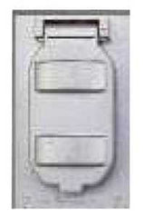 FCL-62V COVER 1G VERT LCKNG W/
