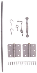 DOOR HINGE HRDW KIT GALV STL
